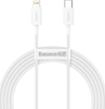 Picture of Kabel USB Baseus USB-C - Lightning 2 m Biały (CATLYS-C02)