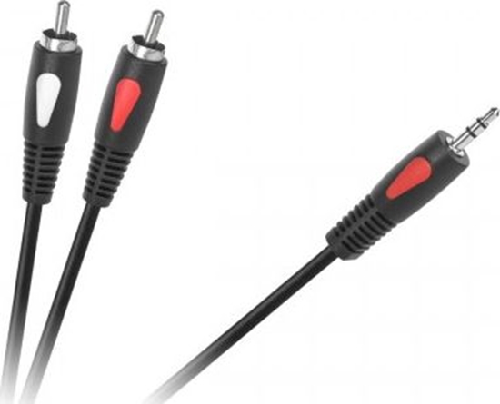 Picture of Kabel Cabletech Jack 3.5mm - RCA (Cinch) x2 1m czarny (KPO4004-1.0)