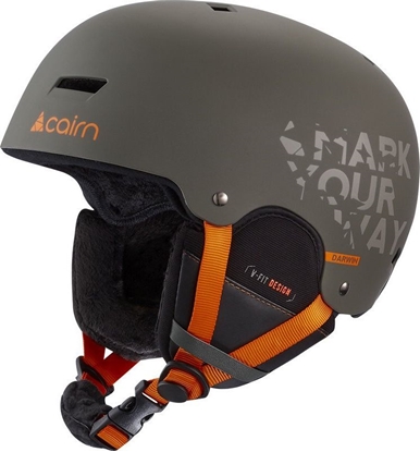 Attēls no Cairn Kask dziecięcy Darwin J Army Grey r. 55-56 cm