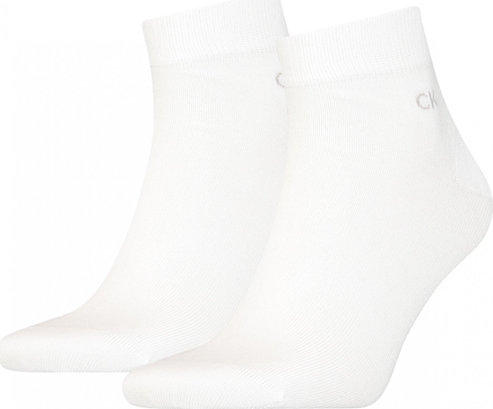 Picture of Calvin Klein Calvin Klein Quarter 2PPK Socks 701218706-002 białe 39-42