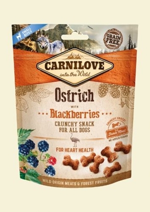Picture of Carnilove Przysmak Dog Snack Fresh Crunchy Ostrich+Blackberries 200g