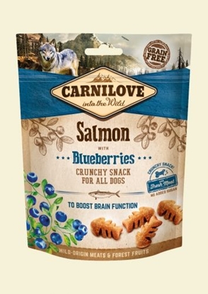 Picture of Carnilove Przysmak Dog Snack Fresh Crunchy Salmon+Blueberries 200g