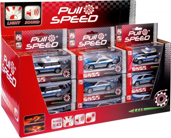 Изображение Carrera Pull&speed Sound & Light Police Różne Rodzaje