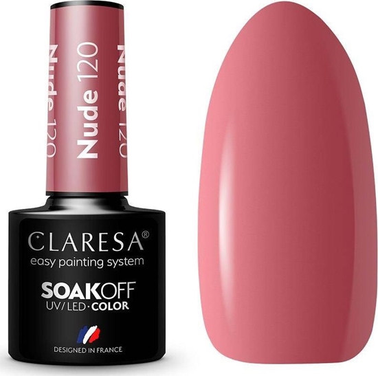 Изображение Claresa Claresa Soak Off UV/LED Nude lakier hybrydowy 120 5g