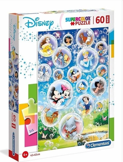 Picture of Clementoni Puzzle 60 maxi Super kolor Disney classic