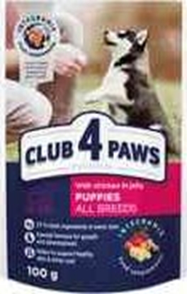 Изображение Club 4 Paws CLUB4Ł PIES 100g SASZ. EX SZCZENIĘTA