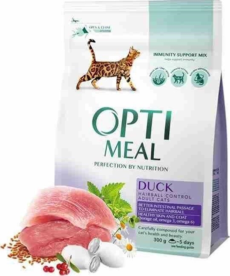 Изображение Club 4 Paws OPTIMEAL KOT 200g KACZKA HAIRBALL /6