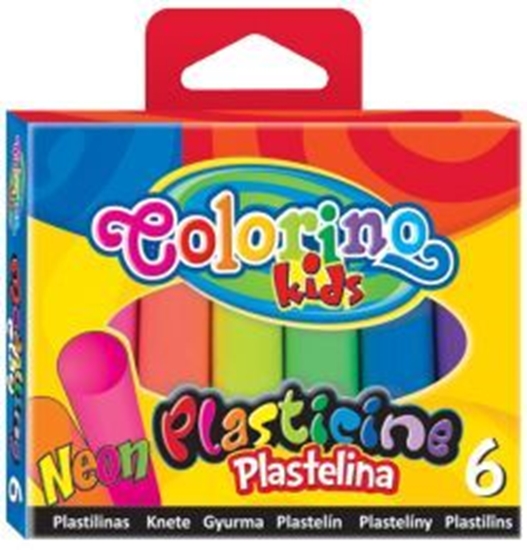 Изображение Colorino Plastelina neonowa 6 kolorów (935409)