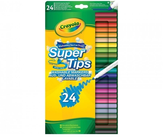 Изображение Crayola Flamastry spieralne 24 kolory (268854)