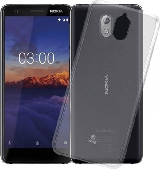 Изображение Crong Crong Crystal Slim Cover - Etui Nokia 3.1 (przezroczysty)