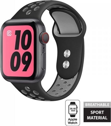 Picture of Crong Crong Duo Sport Band - Pasek Apple Watch 38/40 mm (szary/czarny)