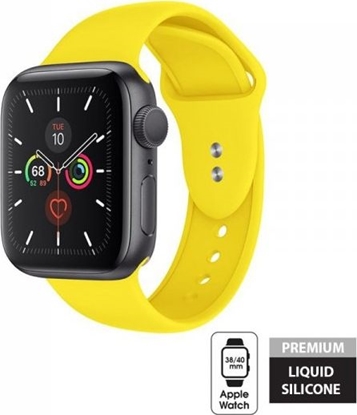 Picture of Crong Crong Liquid Band - Pasek do Apple Watch 38/40 mm (żółty)