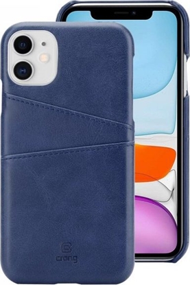 Изображение Crong Crong Neat Cover - Etui iPhone 11 Pro z kieszeniami (niebieski)