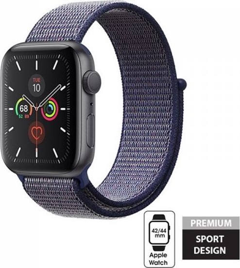 Picture of Crong Crong Nylon Band - Pasek sportowy Apple Watch 42/44 mm (Midnight Blue)