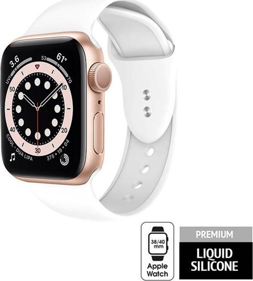 Изображение Crong Pasek Apple Watch 38/40mm biały