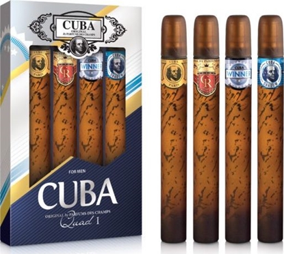 Picture of Cuba SET CUBA ORIGINAL Quad For Men Gold & Royal & Winner & Shadow 4x35ml (5425039221113) - 5425039221113