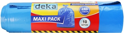 Picture of Deka Worki Maxi Pack bardzo mocne 240L niebieskie 10szt. (D-300-0103)