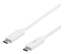 Picture of Deltaco USBC-1059M USB cable 1 m USB 3.2 Gen 1 (3.1 Gen 1) White