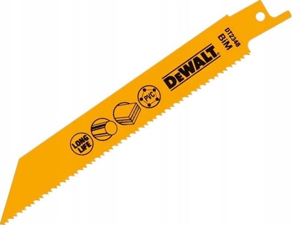 Изображение Dewalt brzeszczoty ze stali kobaltowej uniwersalny, długość 152 mm, podziałka zębów 1.8-2.5 mm (DT2348-QZ)