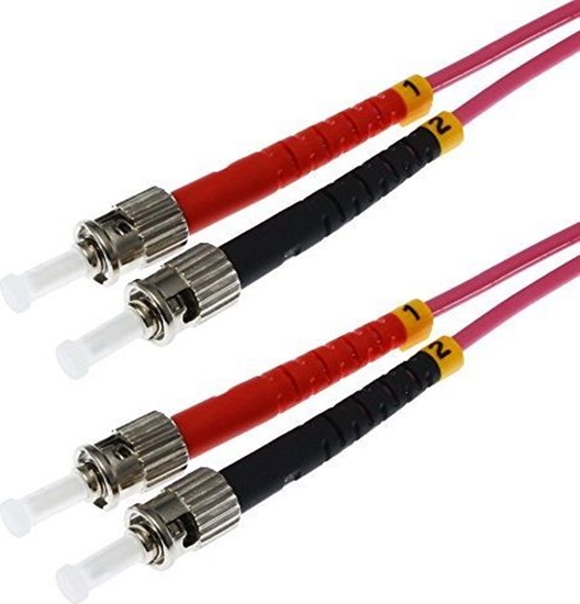 Изображение DIGITUS LWL Patchkabel LC -> ST 3.00m  Multimode Duplex OM3