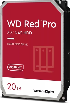 Attēls no Dysk serwerowy WD Red Pro 20TB 3.5'' SATA III (6 Gb/s)  (WD201KFGX)