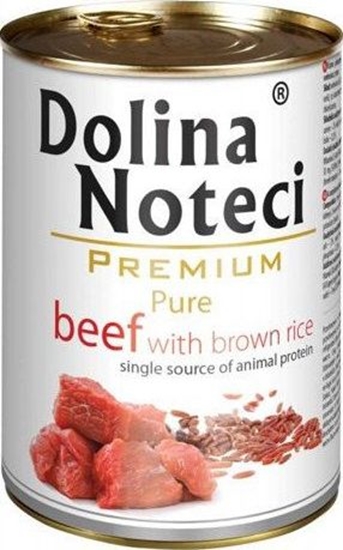 Изображение Dolina Noteci Dolina Noteci Premium Pure Wołowina z ryżem brązowym 400g