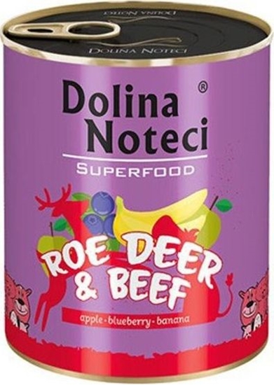 Изображение Dolina Noteci Dolina Noteci Premium Superfood Pies Sarna i wołowina puszka 400g