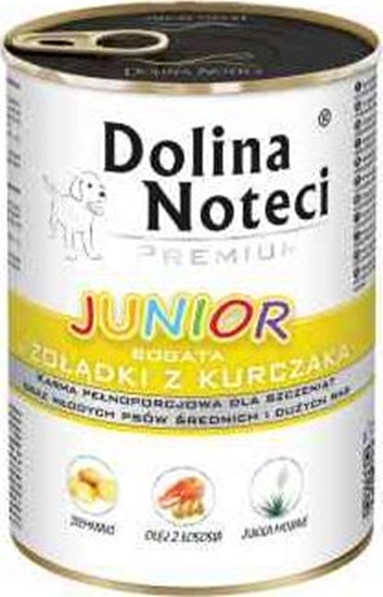 Изображение Dolina Noteci Dolina Noteci Premium Żołądki z Kurczaka Junior 400 g