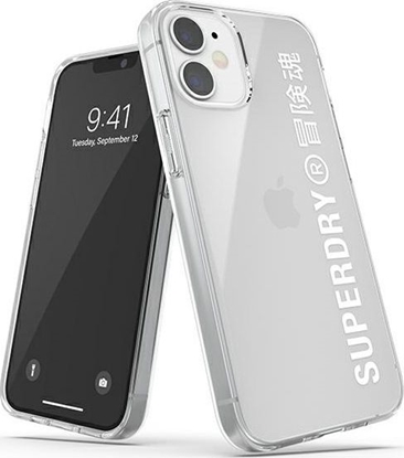 Изображение Dr Nona SuperDry Snap iPhone 12 mini Clear Case biały/white 42593