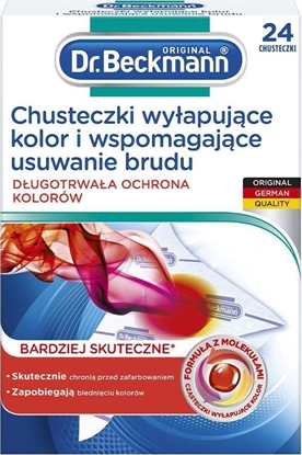 Attēls no Dr. Beckmann DR. BECKMANN Chusteczki wyłapujące kolor i brud 24 szt.