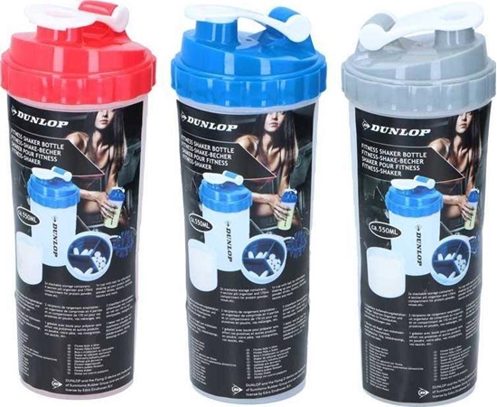 Изображение Dunlop Dunlop - Butelka sportowa shaker z wygodnym zamykaniem 550 ml