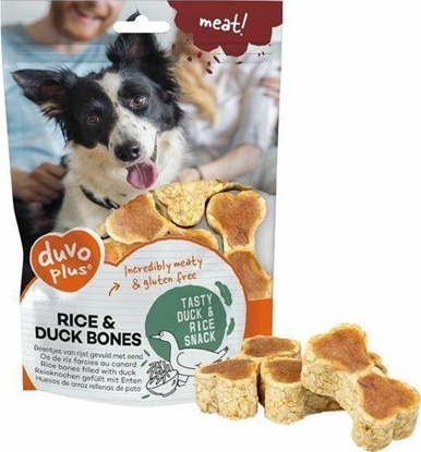 Изображение Duvo+ Duvo+ Rice Bones with Duck 140g, przysmak dla psa z kaczką