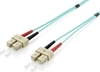 Picture of Equip SC/SC Fiber Optic Patch Cable, OM3, 1.0m