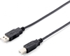 Picture of Equip USB 2.0 Type A to Type B Cable, 1.8m , Black