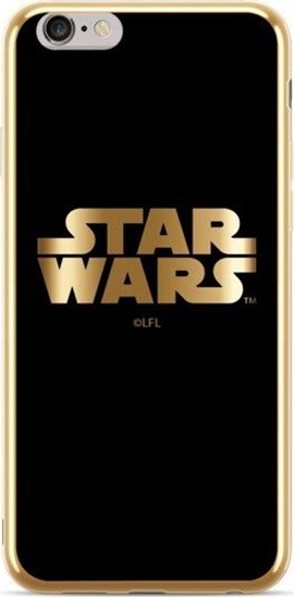 Picture of ERT CASE ETUI CHROME STAR WARS GWIEZDNE WOJNY 002 LOGO IPHONE XS MAX ZŁOTY standard