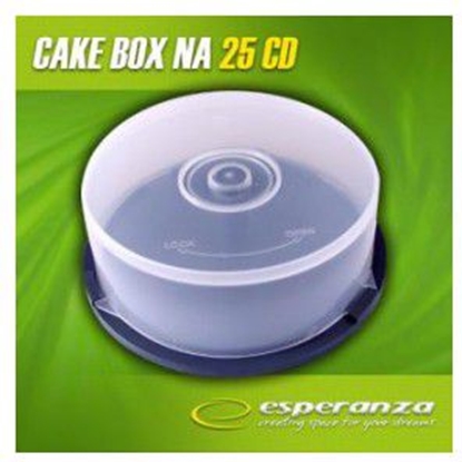 Attēls no Esperanza Pudełko Cake Box na 25 CD - PAKOWANE W WOREK ( 3002 )