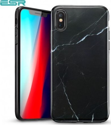 Изображение ESR CASE ETUI ESR MARBLE IPHONE XS MAX CZARNY standard