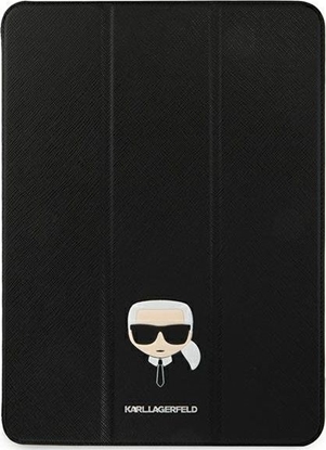 Attēls no Etui na tablet Karl Lagerfeld Karl Lagerfeld KLFC12OKHK iPad 12.9" Pro 2021 Book Cover czarny/black Saffiano Karl Head