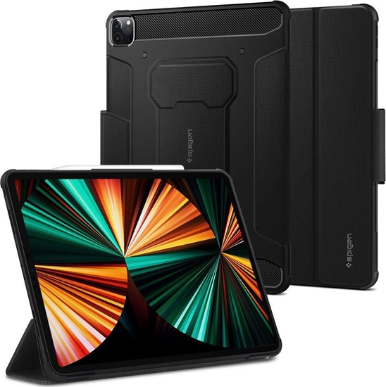 Picture of Etui na tablet Spigen Etui Spigen Rugged Armor Pro Apple iPad Pro 12.9 2021 (5. generacji) Black