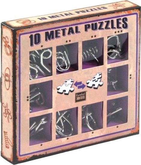 Picture of Eureka Gra łamigłówki Puzzle Mania 10 szt. fioletowy