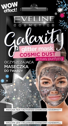 Attēls no Eveline Galaxity Glitter Mask Cosmic Dust 10ml