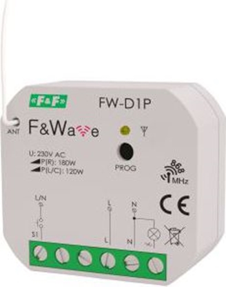 Изображение F&F Ściemniacz uniwersalny 230V do puszki podtynkowej 60 (FW-D1P)