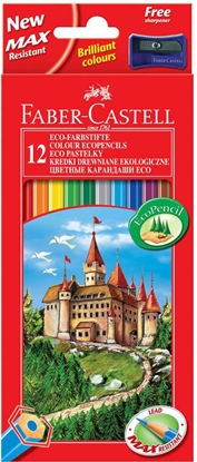 Attēls no Faber-Castell Kredki ołówkowe 12 kolorów Zamek 120112LE