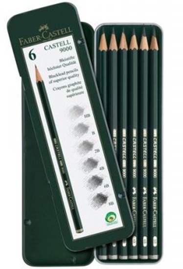 Изображение Faber-Castell Ołówek Castell 9000 6 Sztuk Faber-Castell (119063 FC)