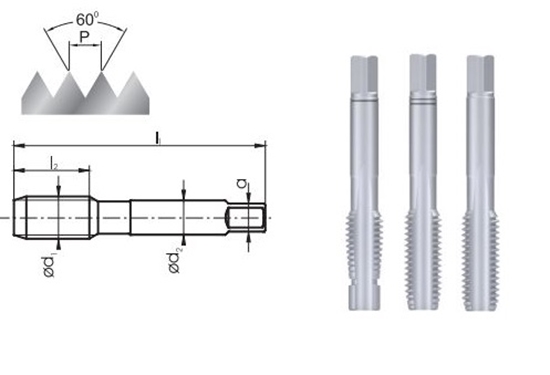 Изображение Fanar Gwintownik ręczny M5 3szt. (A2-235801-0050)