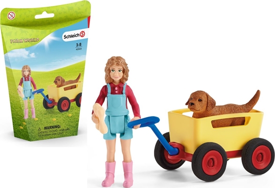 Picture of Figurka Schleich Wózek dla Psów Farm World (42543)