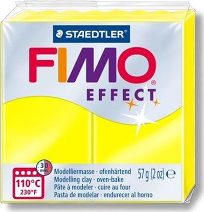 Attēls no Fimo Masa plastyczna termoutwardzalna Effect neonowy żółty 57g