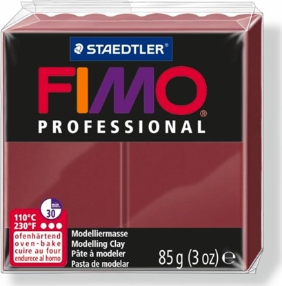 Attēls no Fimo Masa plastyczna termoutwardzalna Professional bordowa 85g