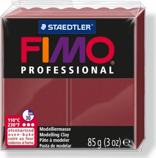 Изображение Fimo Masa plastyczna termoutwardzalna Professional bordowa 85g