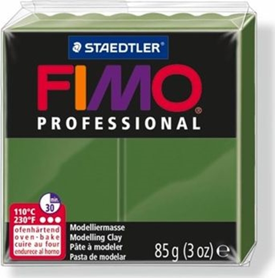 Picture of Fimo Masa plastyczna termoutwardzalna Professional zieleń liści 85g